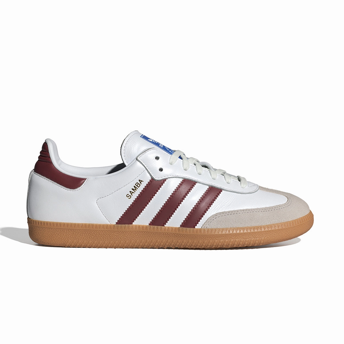 Samba OG 'White Collegiate Burgundy' Fashion Shoes for Women