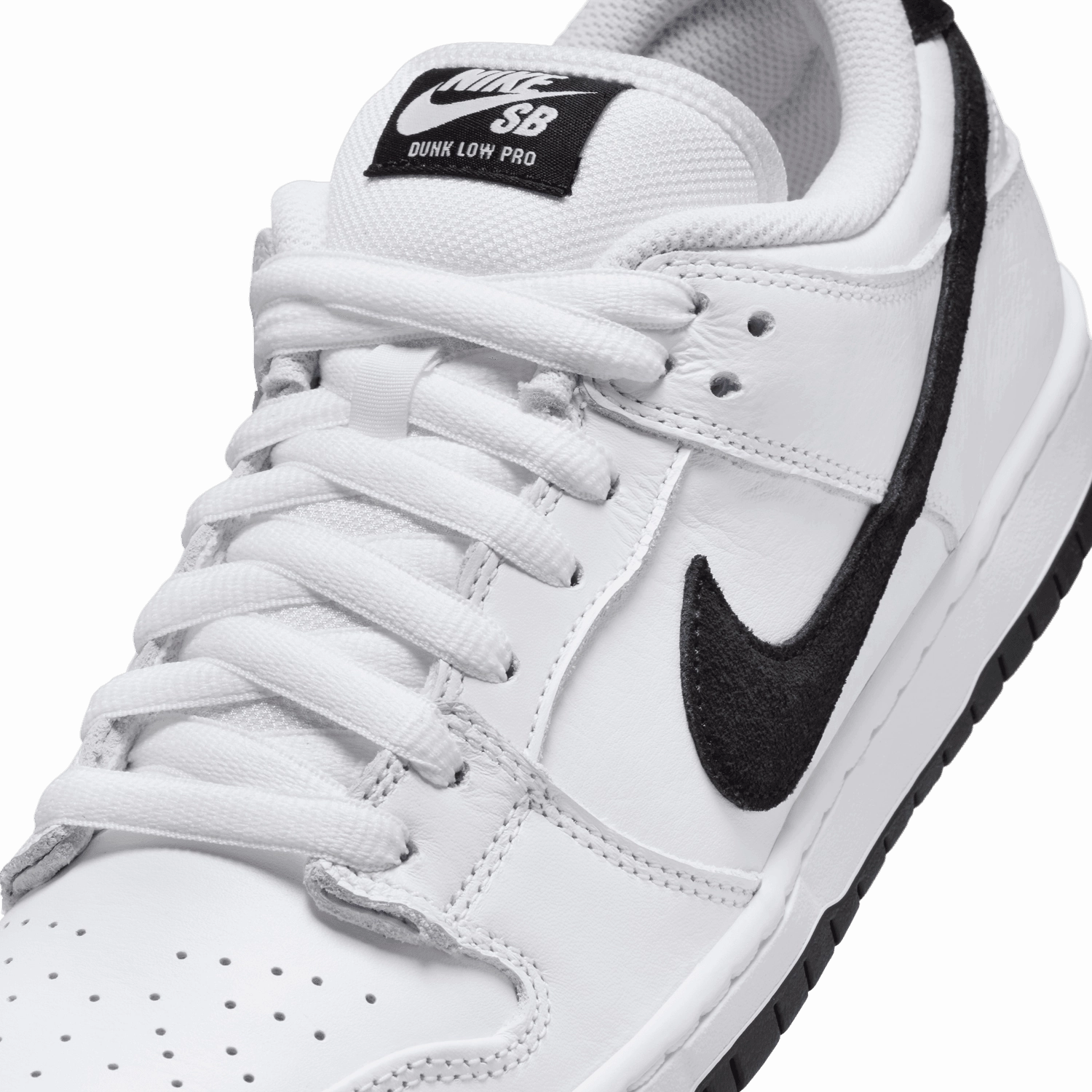 SB Dunk Low Pro 'White Black'