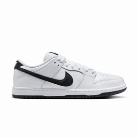 SB Dunk Low Pro 'White Black' Mens Footwear outlet deals
