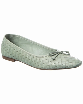 SCHUTZ Arissa Woven Leather Flat Comfy Women Flats under $50