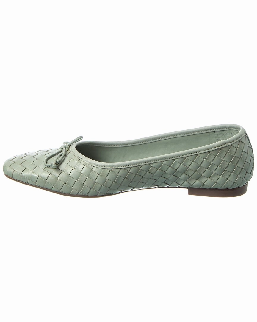 SCHUTZ Arissa Woven Leather Flat