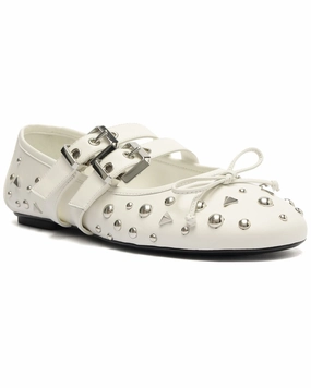 SCHUTZ Sarita Leather Flat Comfy Women Flats under $50