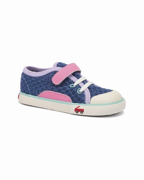 See Kai Run Saylor Water-Friendly Sneaker Affordable Casual Footwear for Girls