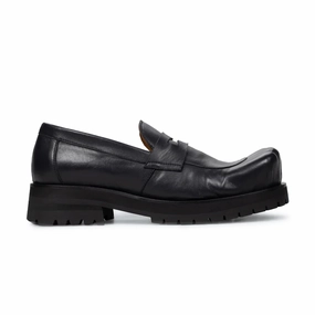 Sheathed Moccasin Moggies 'Black' Mens Casual Footwear sale