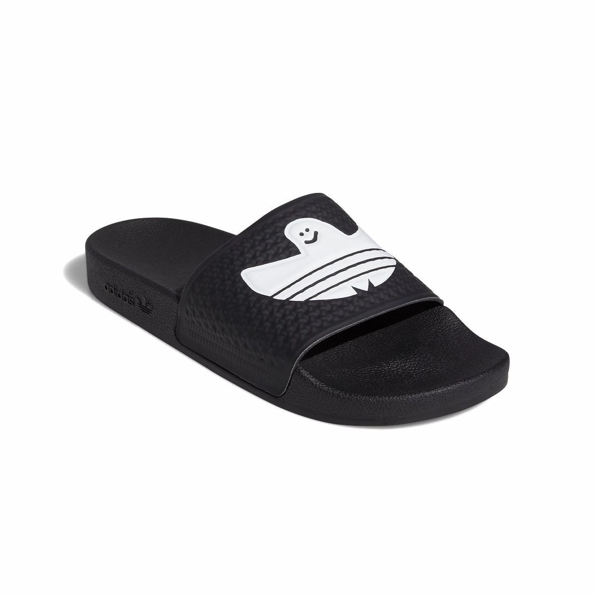 Shmoofoil Slides 'Core Black Cloud White'
