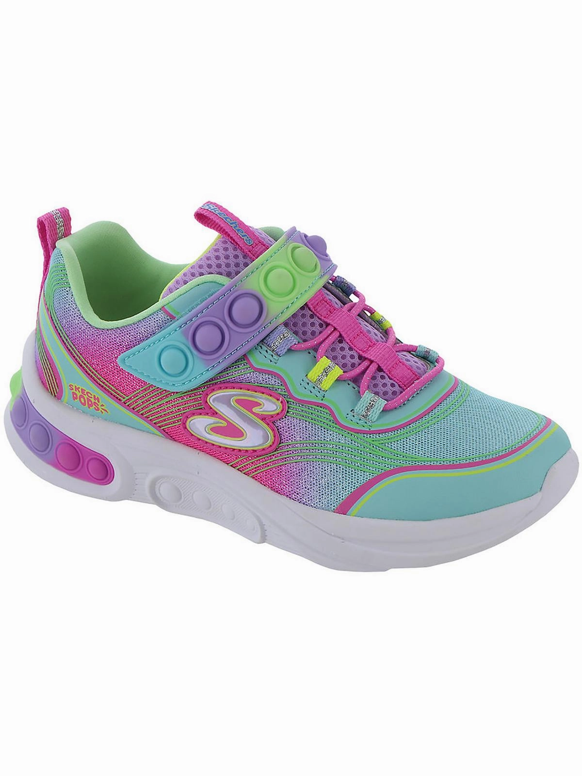 Skech Pops Girls Metallic Gym Casual and Fashion Sneakers Affordable Casual Footwear for Girls