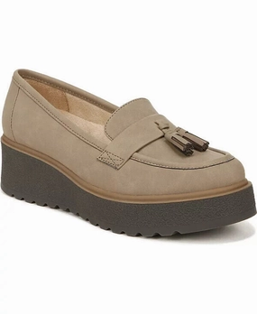 Soul Naturalizer Josie Lug Flat Women's US 8 Gray Platform Loafer Shoes ZPO1642 (Gray,8) Womens Fashion Flats cheap