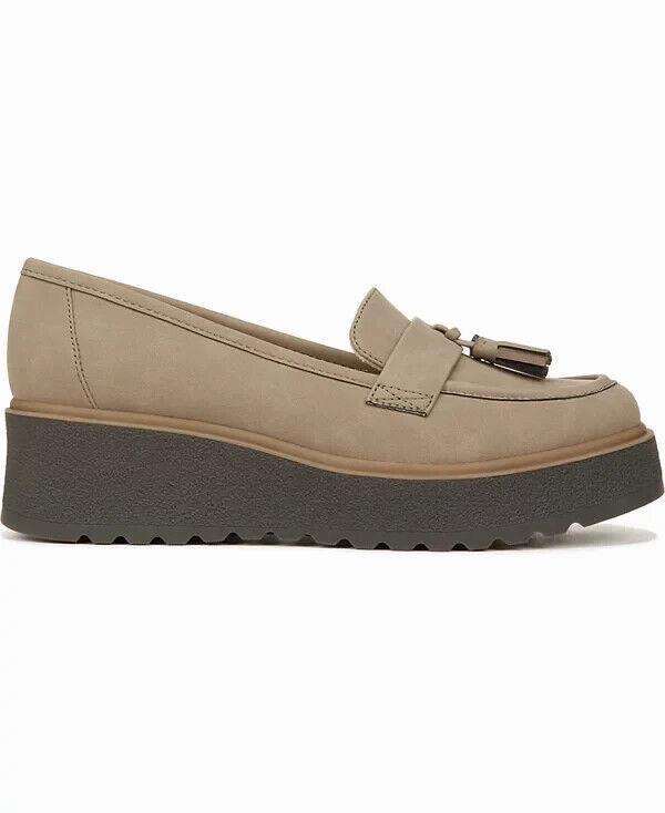 Soul Naturalizer Josie Lug Flat Women's US 8 Gray Platform Loafer Shoes ZPO1642 (Gray,8)