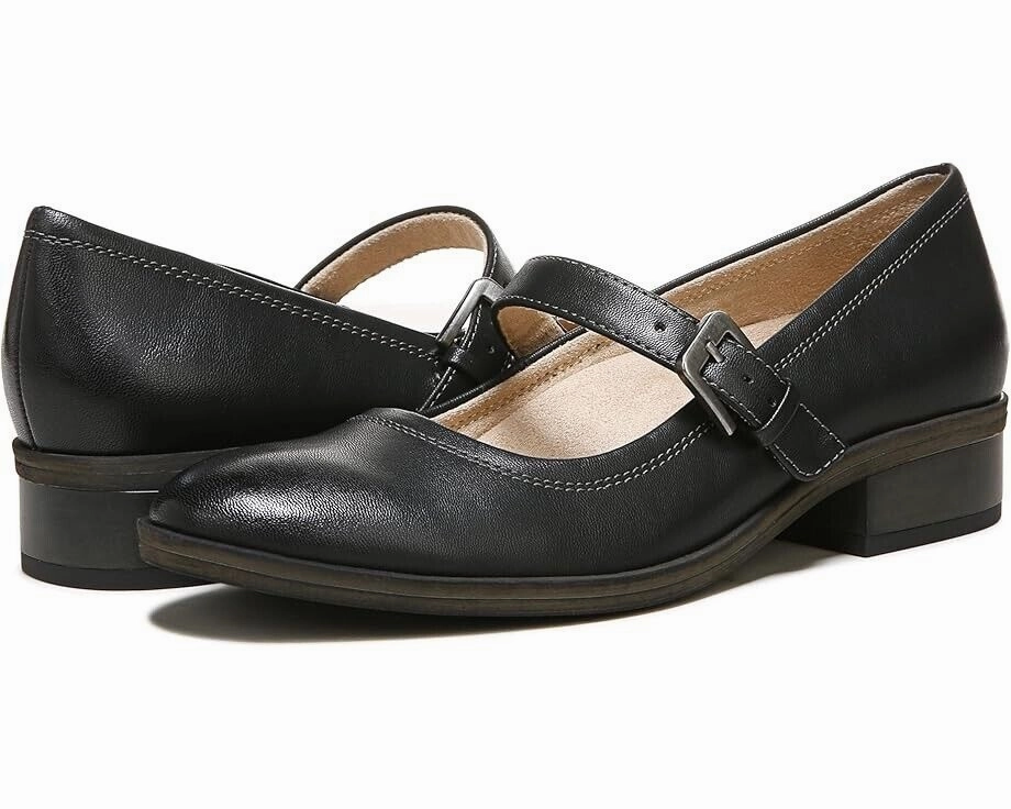Soul Naturalizer Ramona Mary Jane Womens 7 Black Round Toe Pump Shoes ZPO1582 (Black,7) Womens Fashion Flats cheap