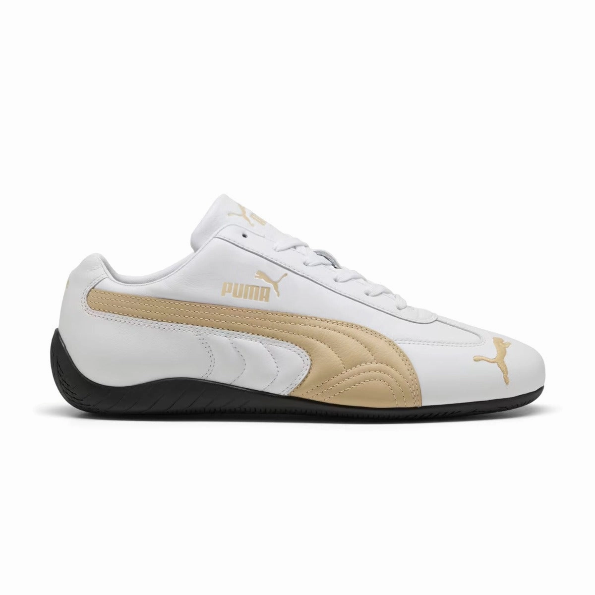 Speedcat Leather 'White Toasted Almond' Mens Footwear best price