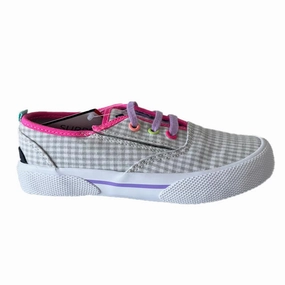 Sperry Girls Gray | White | Pink Sneakers Boys Casual Shoes clearance