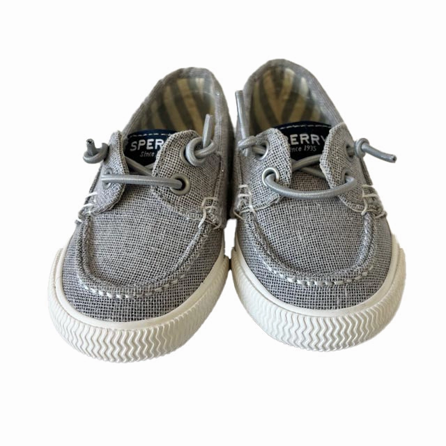 Sperry Girls Silver Shoes Boys Casual Shoes clearance