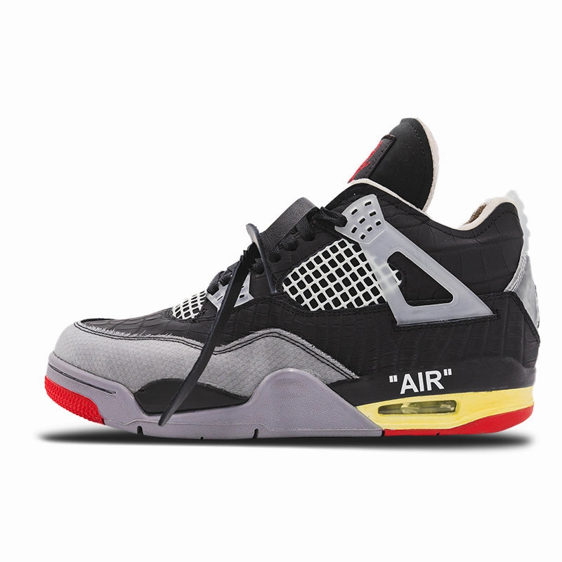 SRGN - Air Jordan 4 Off-White Bred Sneakers under $50 deals
