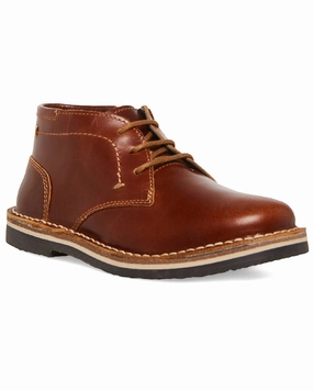 Steve Madden Bmrhet Leather Boot Boys Casual Shoes clearance