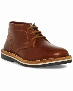 Steve Madden Tharkeen Leather Boot Boys Casual Shoes clearance
