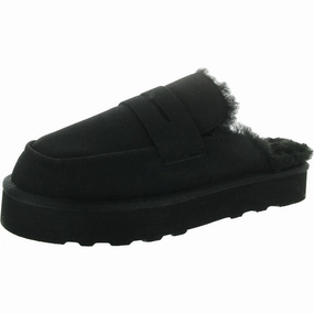 Stowe Womens Faux Fur Man Made Mules Soft Sole Flats Womens sale