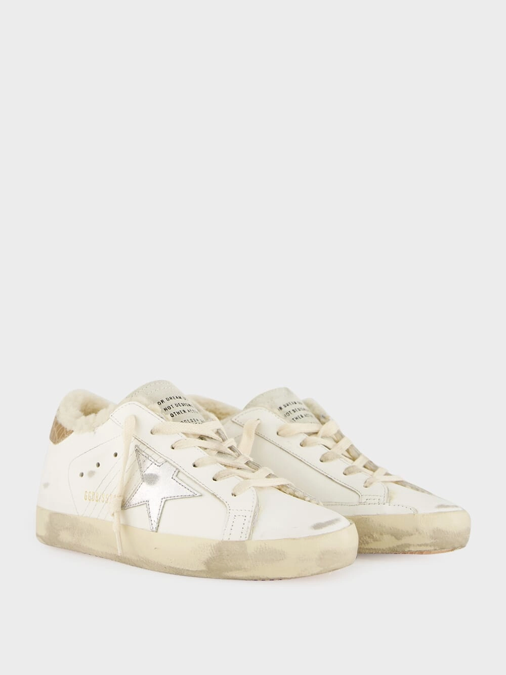 Super-Star Sneakers with Cocco Heel & Shearling