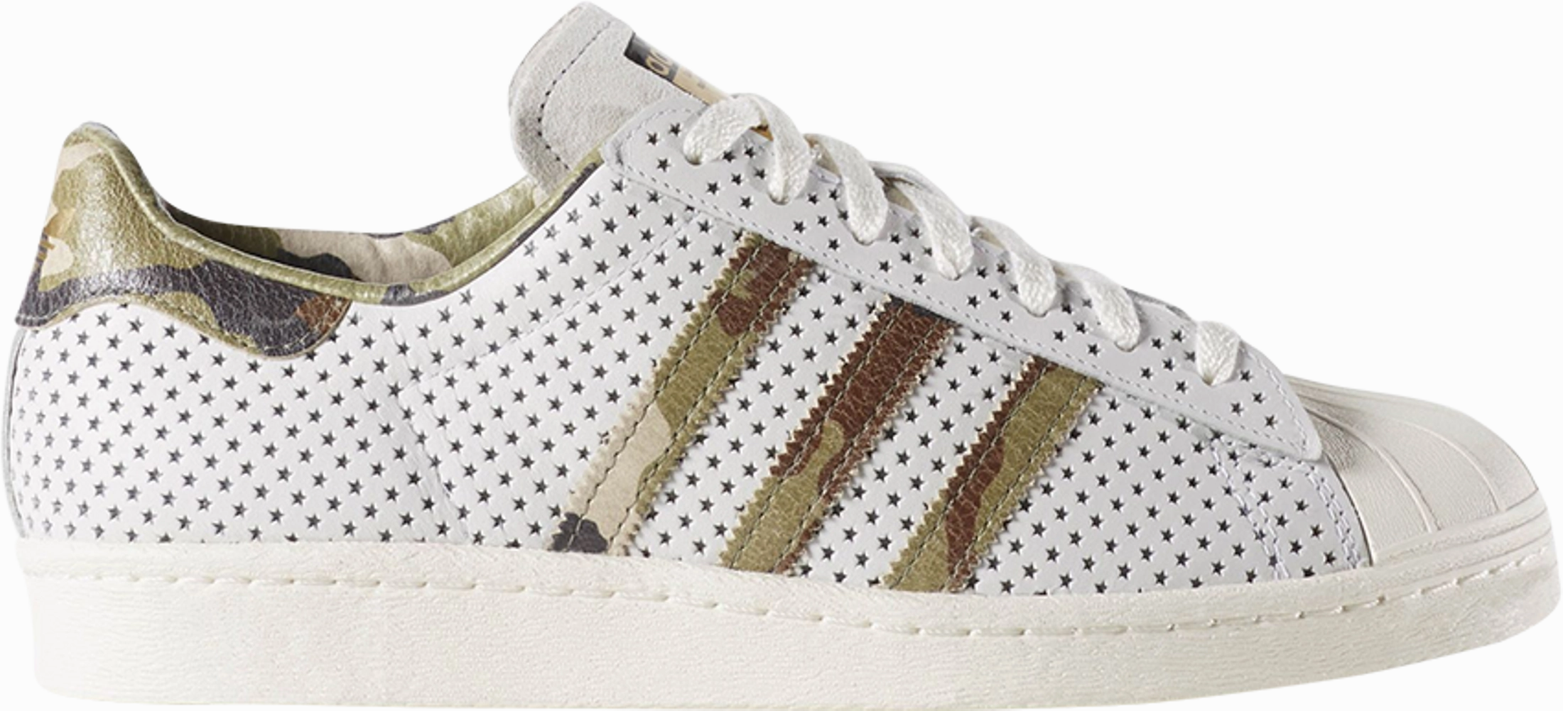 Superstar 80s Qs 'Camo Stripes' - Q16292 Sneakers storewide promotion