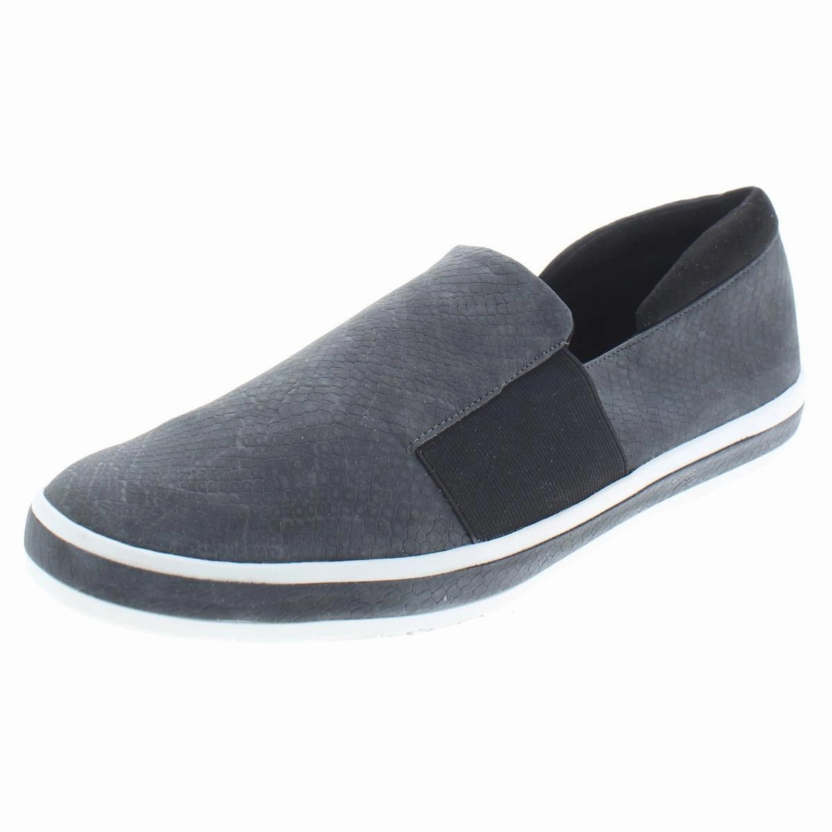Switch II Womens Embossed Faux Leather Casual Shoes Soft Sole Flats Womens sale