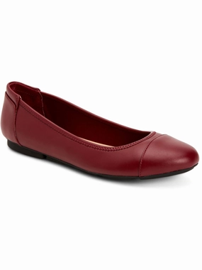 Tavii 2 Womens Faux Leather Slip on Ballet Flats Womens Flat Shoes clearance