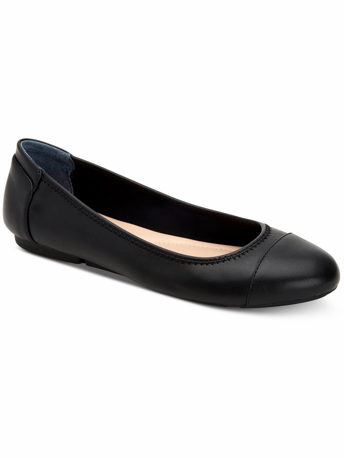 Tavii 2 Womens Faux Leather Slip on Ballet Flats