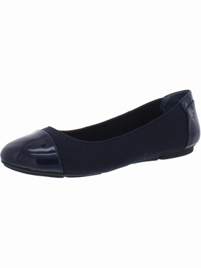 Tavii Womens Faux Leather Toe Cap Ballet Flats Womens Fashion Flats cheap
