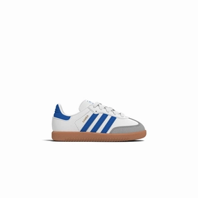 Toddler's Samba OG EL 'White Blue' Kids Footwear cheap online