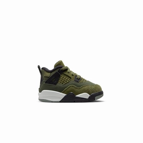 Toddlers' Air Jordan 4 Retro SE Craft 'Medium Olive' Kids Footwear cheap online