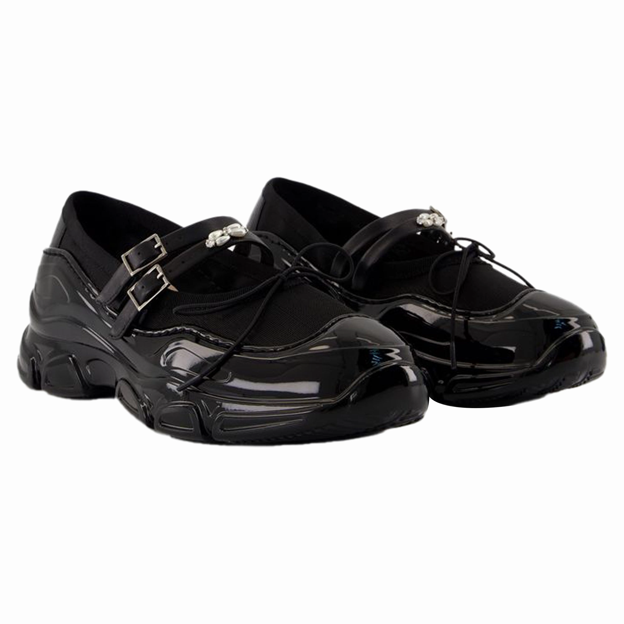 Tracker ballerinas - Simone Rocha - Mesh - Black