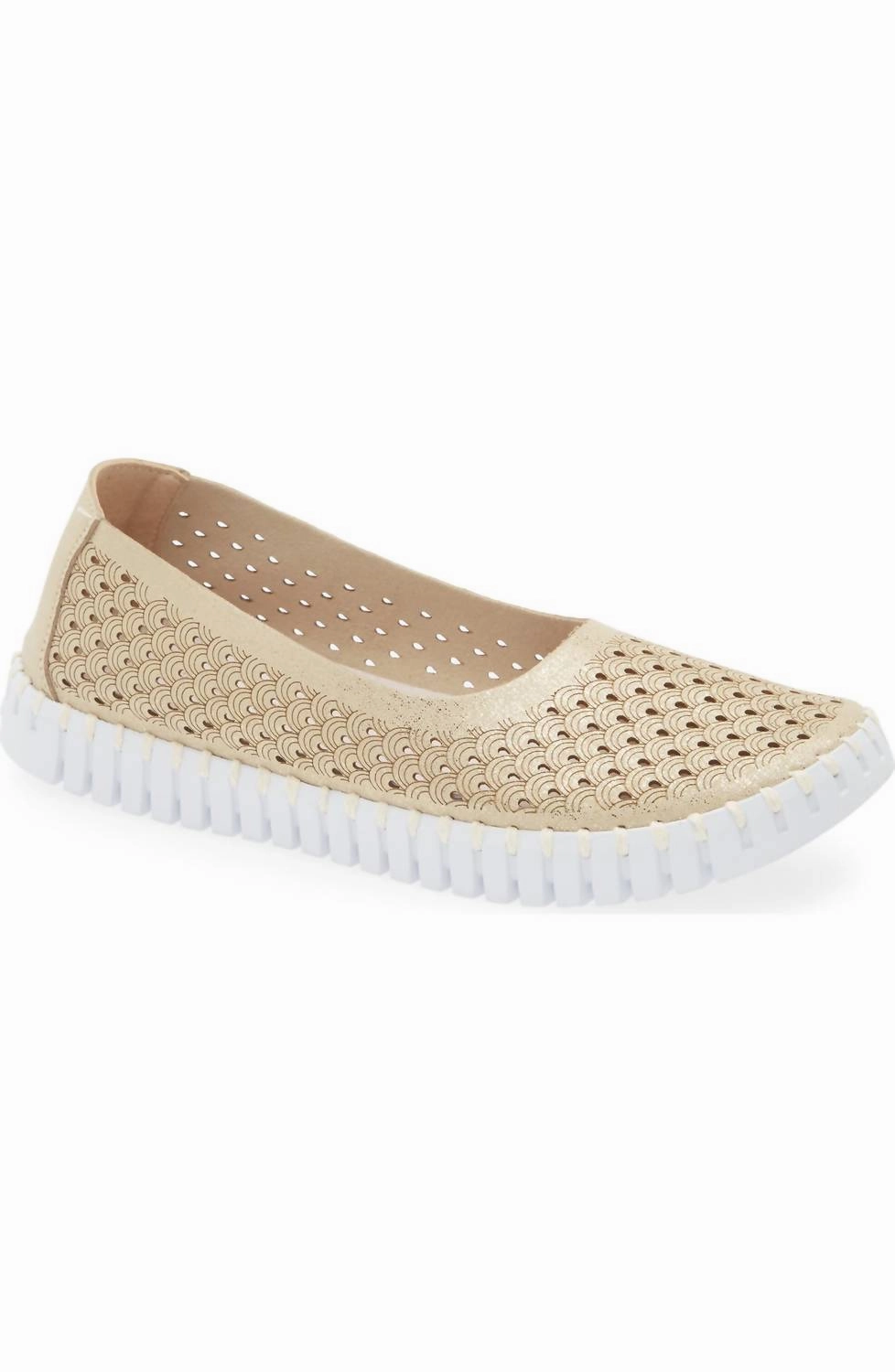 Tulipu0026 In Platin Womens Casual Flats sale