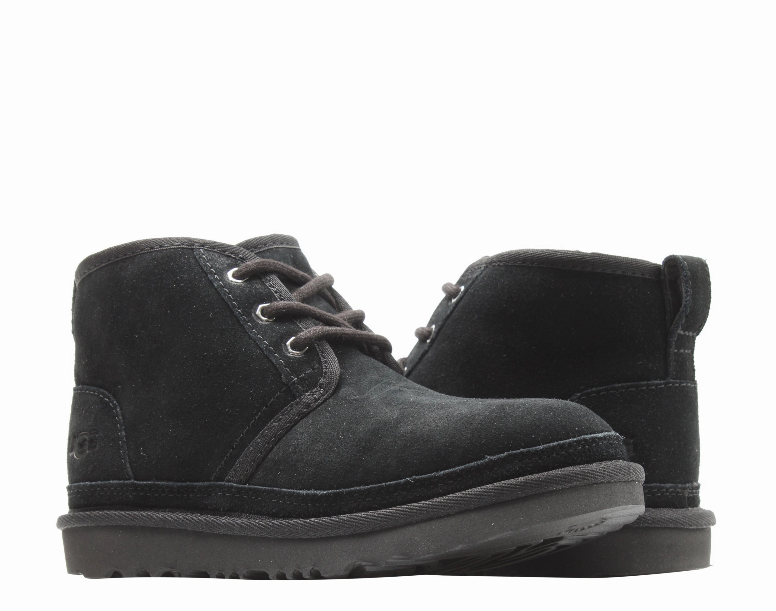 UGG Australia Neumel II Black Kids Chukka Boots 1017320K-BLK Boys Casual Shoes clearance