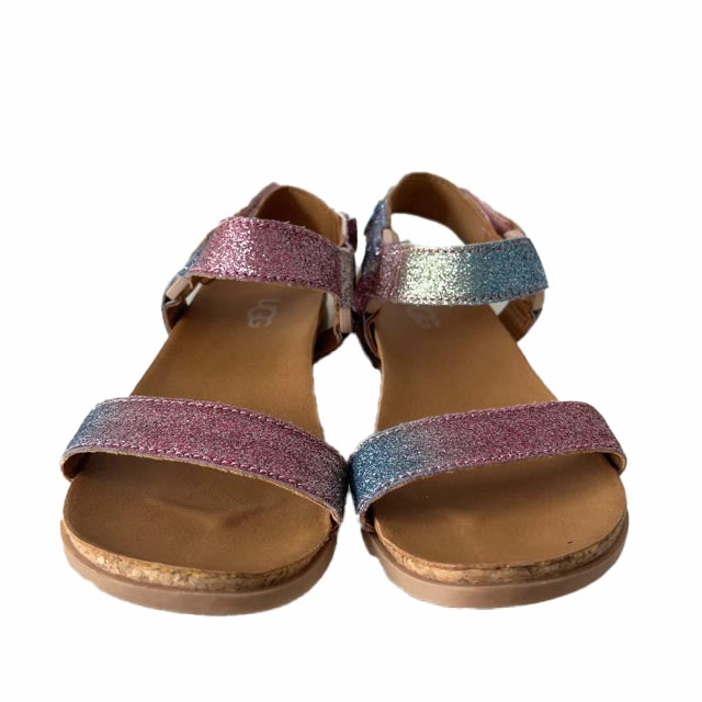 Ugg Girls Pink | Blue Sparkle Sandals