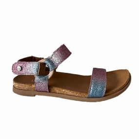 Ugg Girls Pink | Blue Sparkle Sandals Girls Casual Shoes promo price