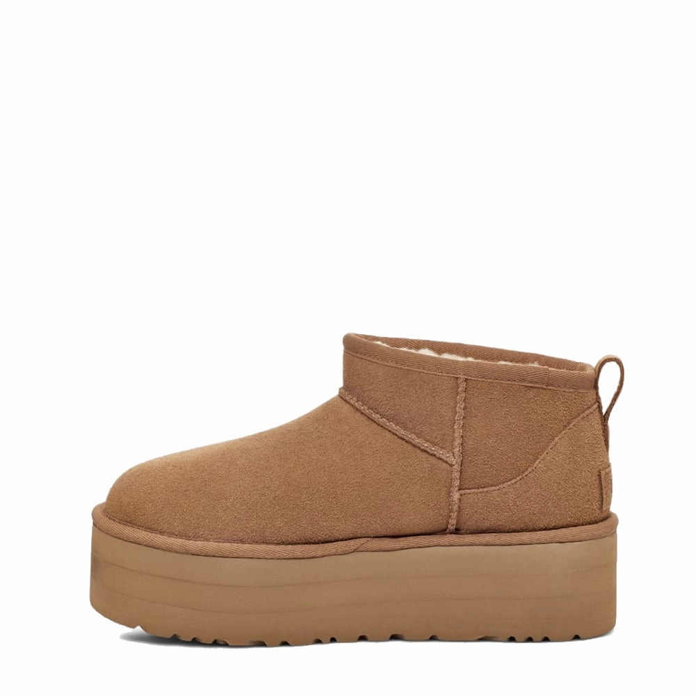 UGG Womens Classic Ultra Mini Platform Boot Chestnut