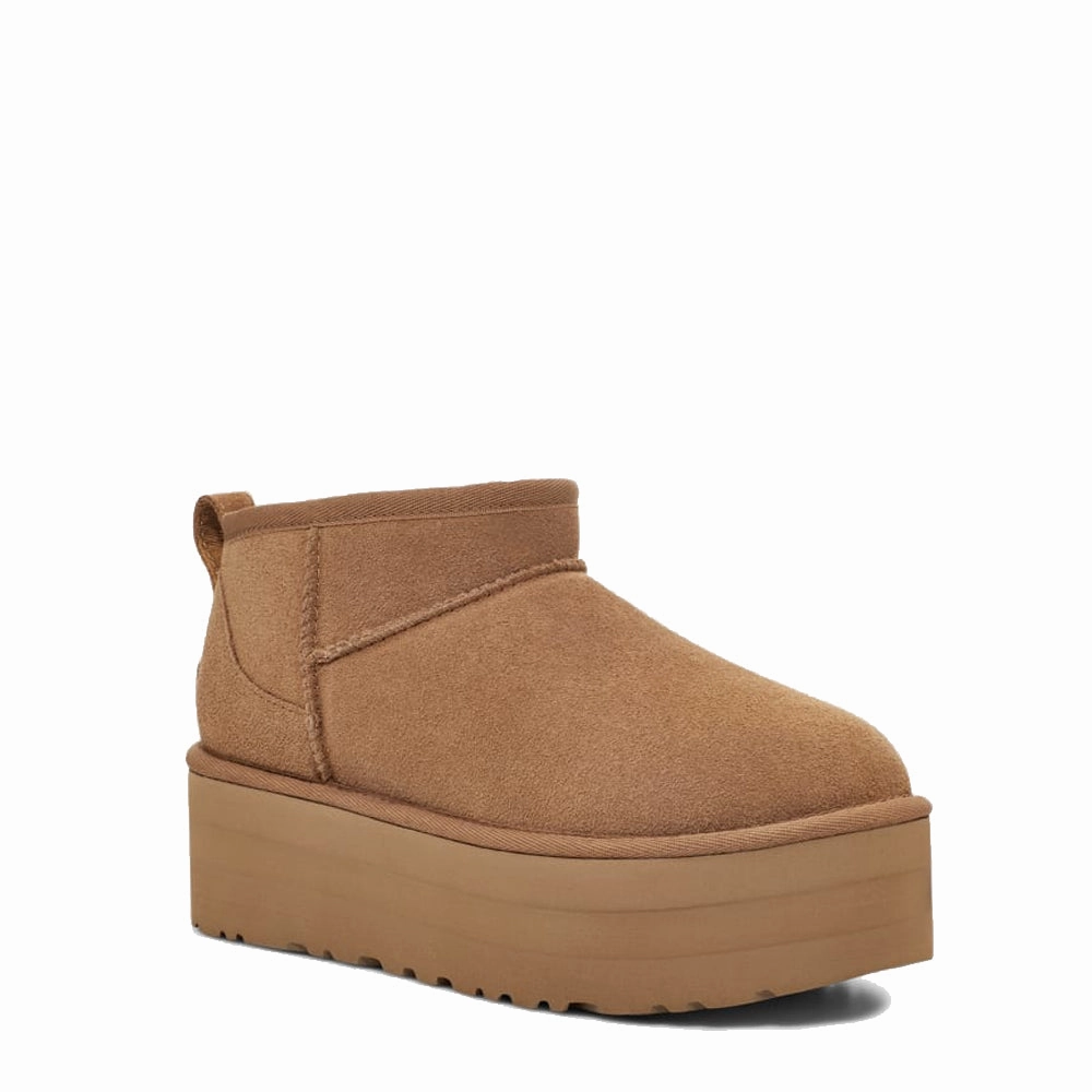 UGG Womens Classic Ultra Mini Platform Boot Chestnut