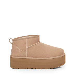 UGG Womens Classic Ultra Mini Platform Boot Sand Womens Shoes top picks sale