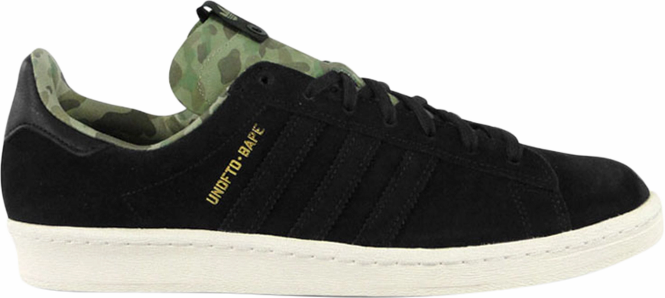 Undefeated x A Bathing Ape x Campus 80s 'Black' - Q34750 Sneakers storewide promotion