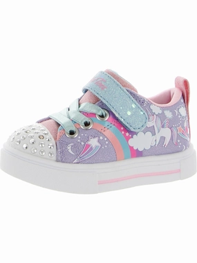 Unicorn Charmed Girls Glitter Slip On Light-Up Shoes Discount Girls Shoes with deals