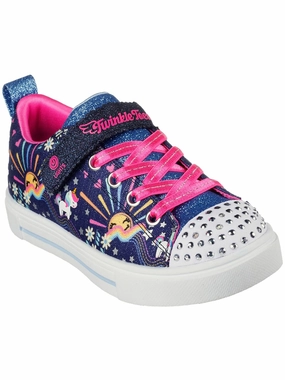 Unicorn Sunshine Girls Studded Metallic Light-Up Shoes Affordable Casual Footwear for Girls