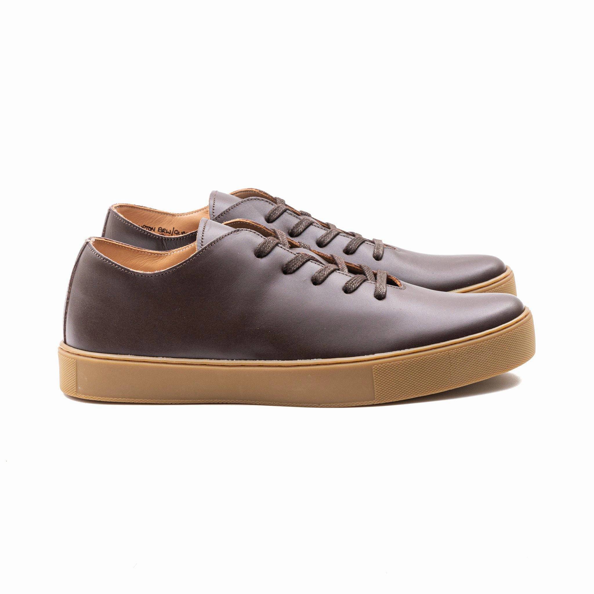 Upton Wholecut TL - Brown Calf Mens Sneakers on clearance