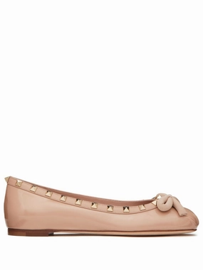 Valentino Garavani Women's Flat Shoes pink Cheap Ballerina Flats Womens