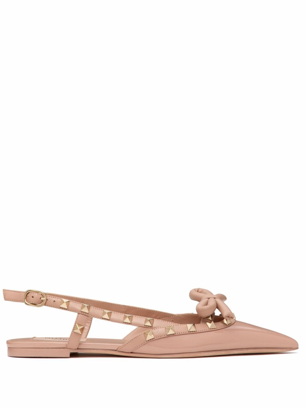Valentino Garavani Women's Flat Shoes Powder Comfy Women Flats under $50