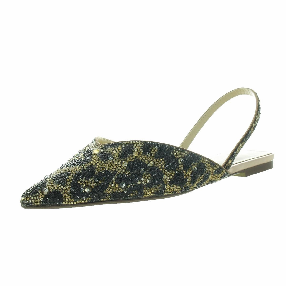 Vance Womens Embellished Pointed Toe Slingbacks