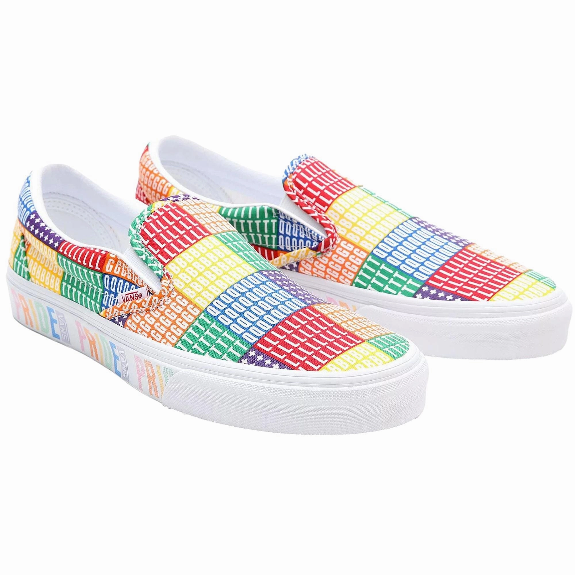 Vans Classic Slip-On Pride/Multi/True White  VN0A4BUT3WJ1 Pre-School