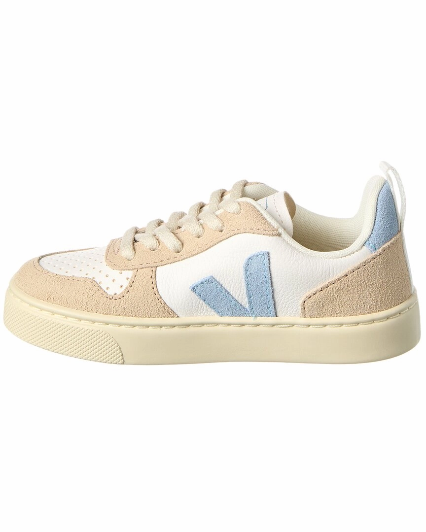 VEJA Small V-10 Chromefree Leather Sneaker