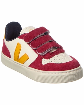 VEJA Small V-10 Leather Sneaker Girls Casual Shoes promo price