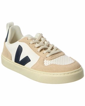 VEJA Small V-10 Leather Sneaker Girls Casual Shoes promo price