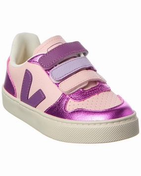 VEJA Small V-10 Leather Sneaker Girls Casual Shoes promo price