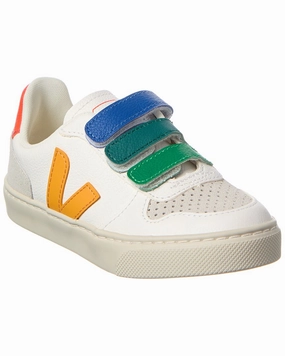 VEJA Small V-10 Leather Sneaker Boys Shoes cheap deals