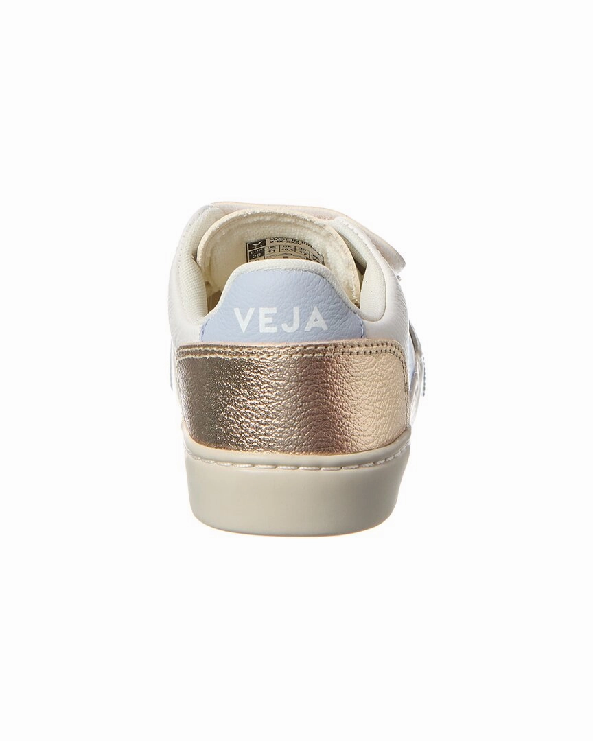 VEJA Small V-12 Chromefree Leather Sneaker